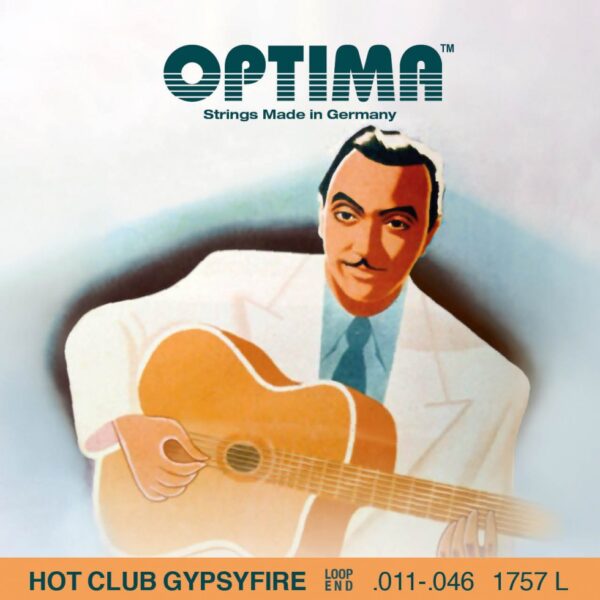 Optima Manouche Guitar Hot Club Gypsyfire strings - Loop End 11-46