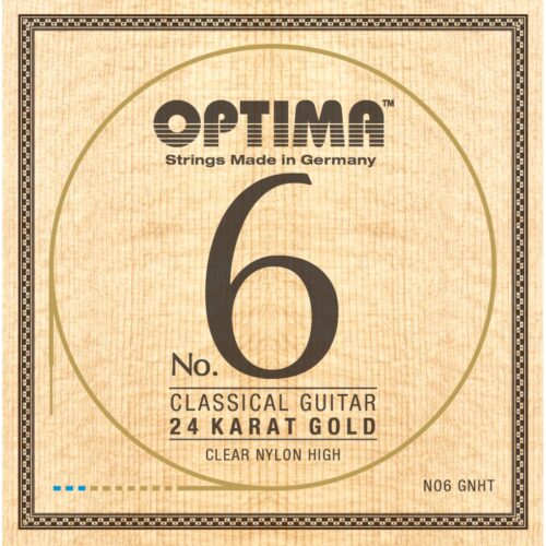 Classical Guitar Strings No.6 Gold 24K Optima Strings Canada